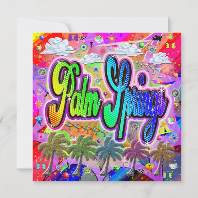 Tarjeta de vacaciones Palm Springs Vista Express (Anverso)