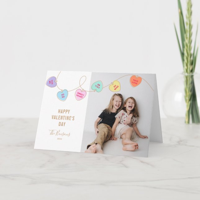 Tarjeta de vacaciones para El día de San Valentín  (Anverso)