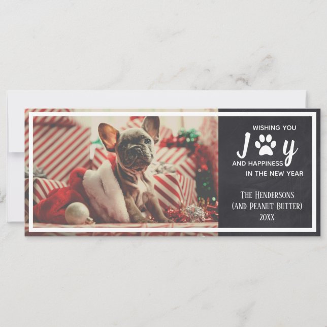 Tarjeta de vacaciones para Mascotas de Navidades d (Anverso)