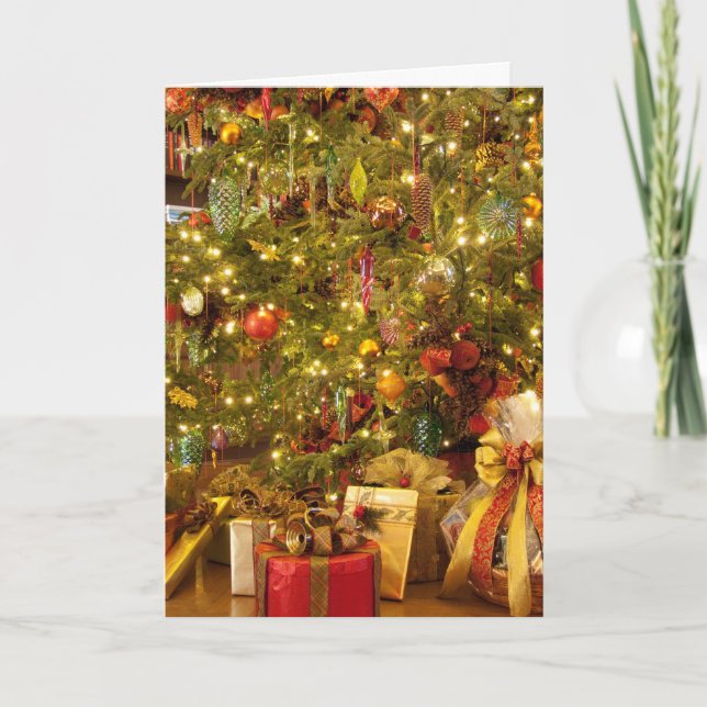 Tarjeta de vacaciones para navidades (Anverso)