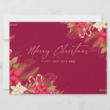 Tarjeta de vacaciones para navidades