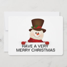 Tarjeta de vacaciones para navidades