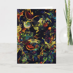 Tarjeta de vacaciones para Navidades Artsy Avante-