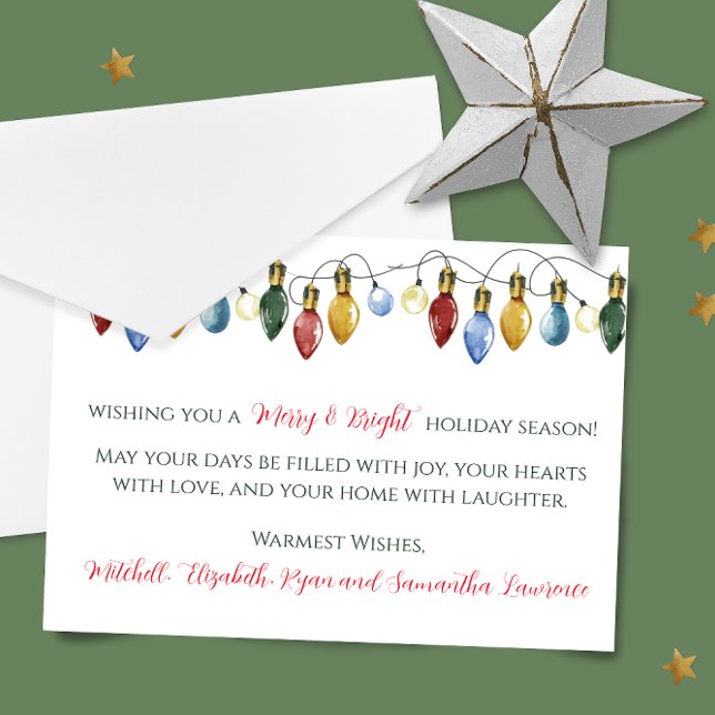 Tarjeta de vacaciones para Navidades con luces de  (Subido por el creador)