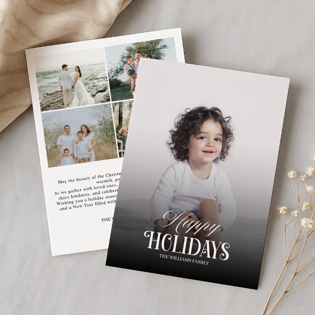 Tarjeta de vacaciones para Navidades de 5 fotos mo (Subido por el creador)