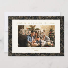 Tarjeta de vacaciones para Navidades de fotografía