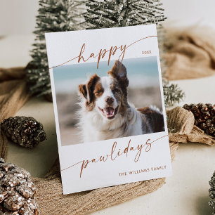 Tarjeta de vacaciones para Navidades de fotografía