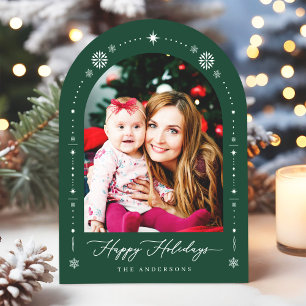 Tarjeta de vacaciones para Navidades de fotografía