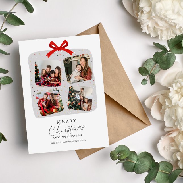 Tarjeta de vacaciones para Navidades de fotografía (Subido por el creador)