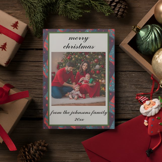 Tarjeta de vacaciones para Navidades de fotografía (Subido por el creador)