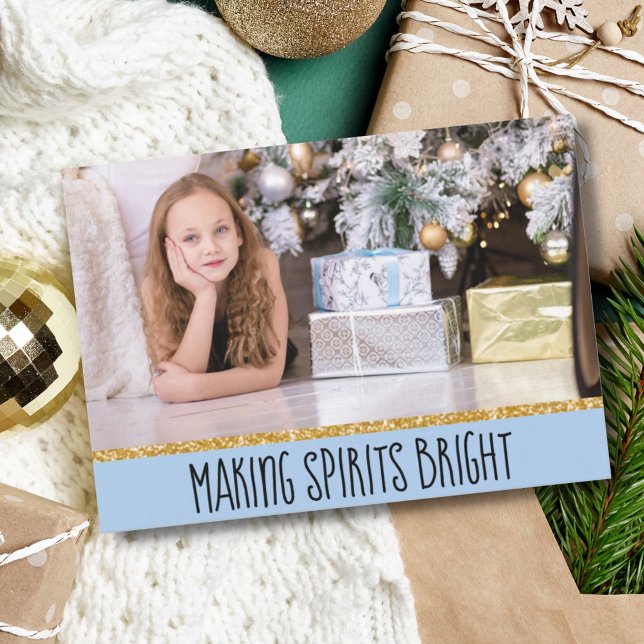 Tarjeta de vacaciones para Navidades de fotografía (Subido por el creador)