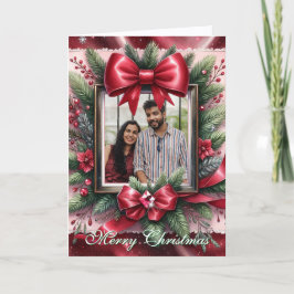 Tarjeta de vacaciones para Navidades de fotografía