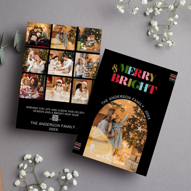 Tarjeta de vacaciones para Navidades de Fotos Retr (Subido por el creador)