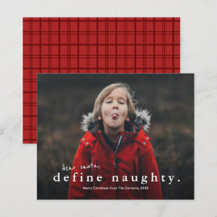 Tarjeta de vacaciones para Navidades de fotos trav