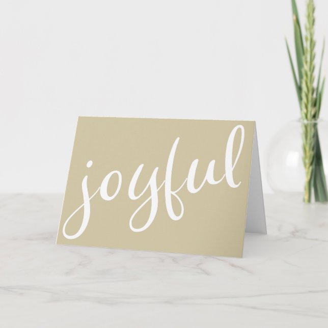 Tarjeta de vacaciones para Navidades de guion verd (Anverso)