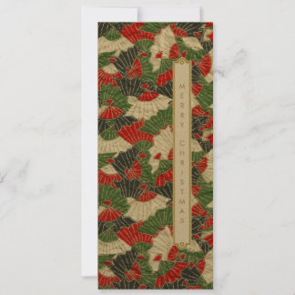 Tarjeta de vacaciones para Navidades de patrones d