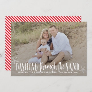 Tarjeta de vacaciones para Navidades del clima cál