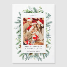 Tarjeta de vacaciones para Navidades fotográficos