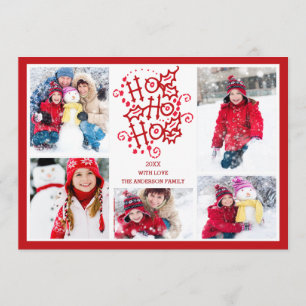 Tarjeta de vacaciones para Navidades fotográficos