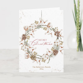 Tarjeta de vacaciones para Navidades minimalistas