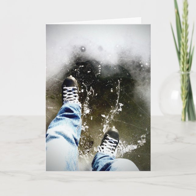 Tarjeta de vacaciones para patines - Temporada por (Anverso)