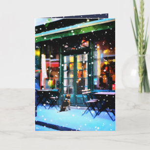 Tarjeta de vacaciones para principiantes de person