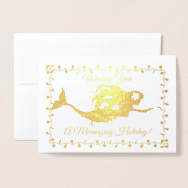 Tarjeta de vacaciones para sirenas