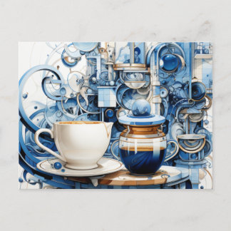 Tarjeta de vacaciones para té y café