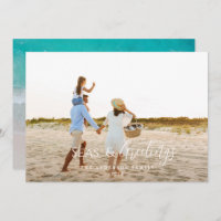 Tarjeta de vacaciones para un mínimo moderno de 1 