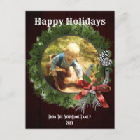 Tarjeta de vacaciones personalizada de Western Wre