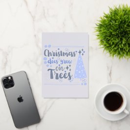 Tarjeta de vacaciones personalizada para Navidades