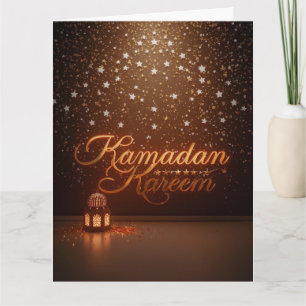 Tarjeta de vacaciones personalizada Ramadan Kareem
