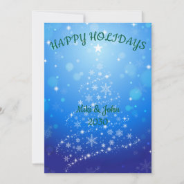 Tarjeta de vacaciones personalizado Relieve metali