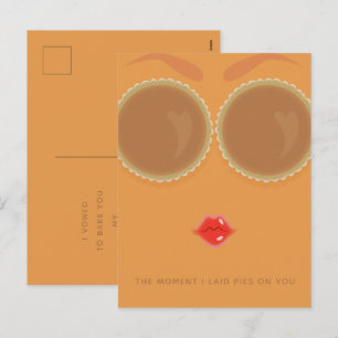 Tarjeta de vacaciones Pie Eyed Thankding