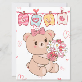 Tarjeta de vacaciones plana