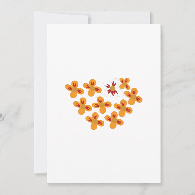 Tarjeta de vacaciones plana (Anverso)