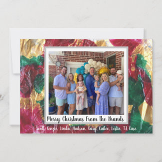 Tarjeta de vacaciones plana