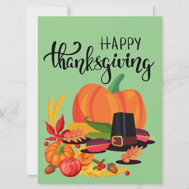 Tarjeta de vacaciones plana (Anverso)