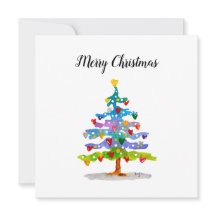 Tarjeta de vacaciones plana