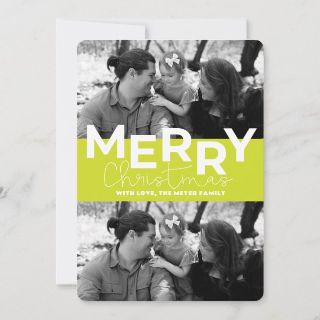 Tarjeta de vacaciones plana (Anverso)