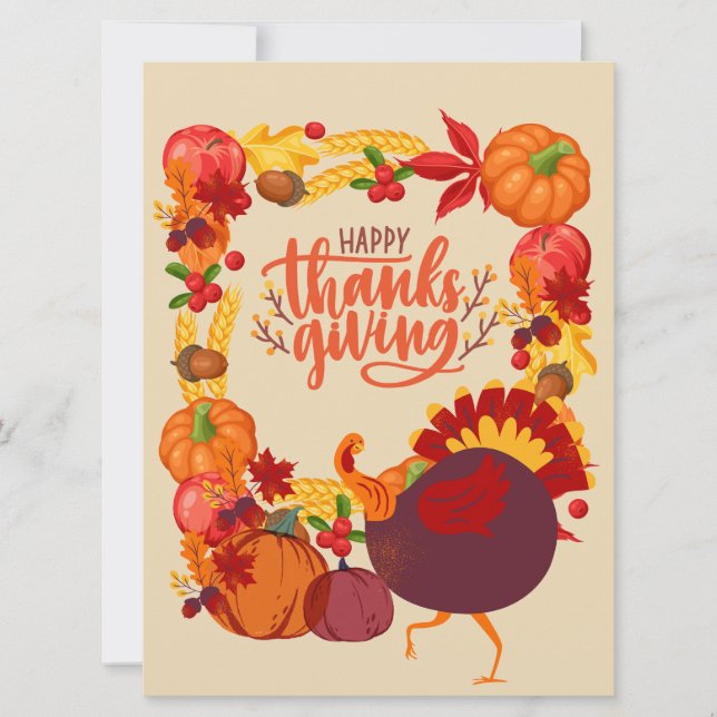 Tarjeta de vacaciones plana (Anverso)