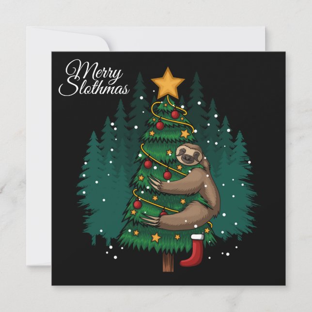 Tarjeta de vacaciones plana (Anverso)