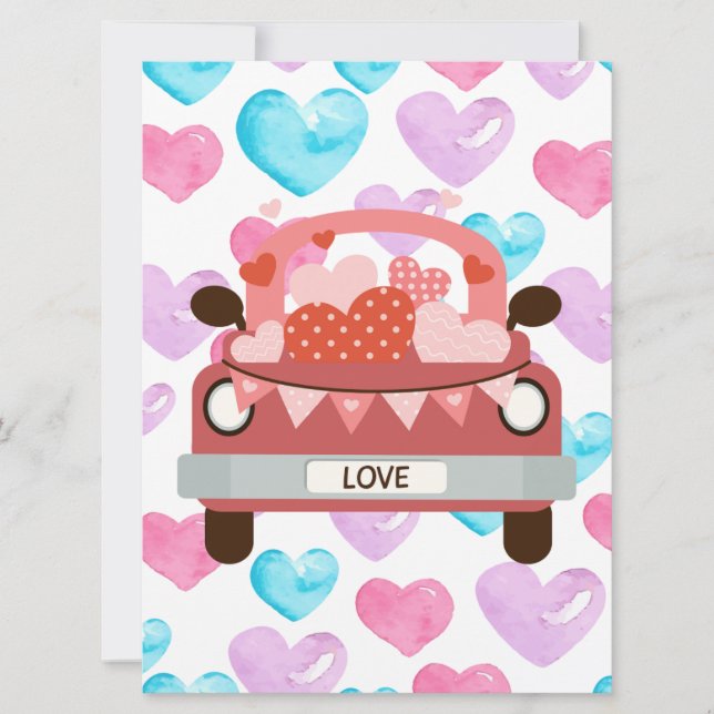 Tarjeta de vacaciones plana (Anverso)