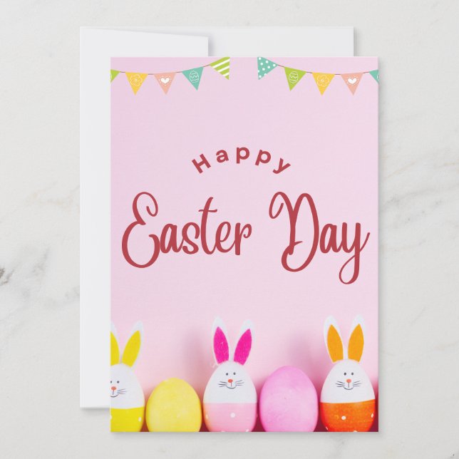 Tarjeta de vacaciones plana (Anverso)