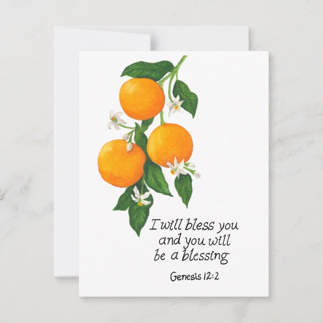 Tarjeta de vacaciones plana (Anverso)