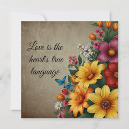 Tarjeta de vacaciones plana