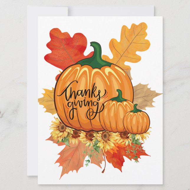 Tarjeta de vacaciones plana (Anverso)