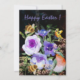 Tarjeta de vacaciones plana