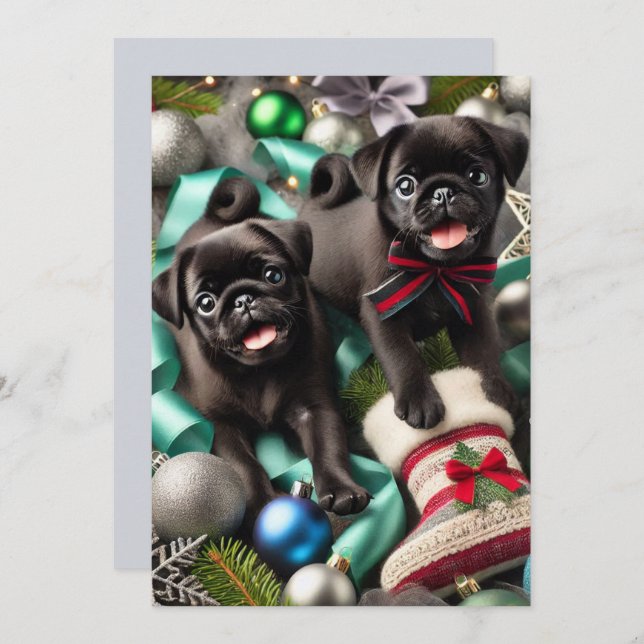 Tarjeta de vacaciones plana 5 x 7 (Anverso / Reverso)