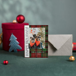 Tarjeta de vacaciones plana con ayuda de búfalo